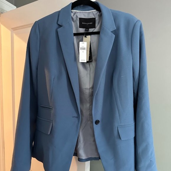 Banana Republic Jackets & Blazers - Sky Blue Banana Republic Blazer SZ12